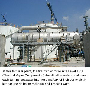 Read more about the article Desalination system with vacuum equipment supplies high-purity distillate for Indonesian fertilizer plant